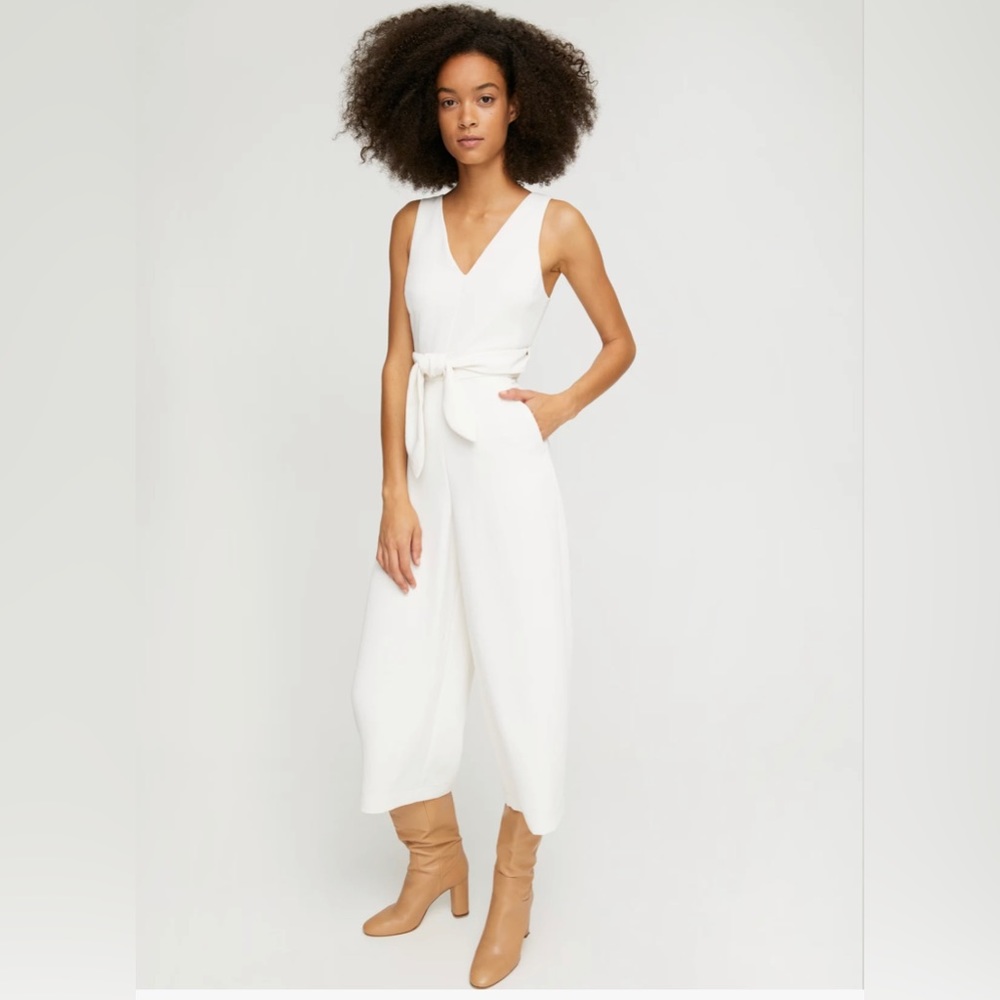 Wildfred écoulement v neck jumpsuit size 6